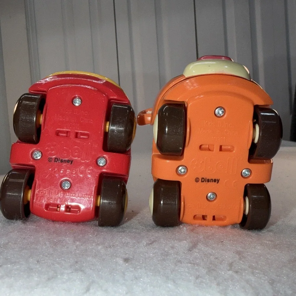 Disney Winnie The Pooh & Tigger O Ball Rattle & Roll Cars Baby Toy Set